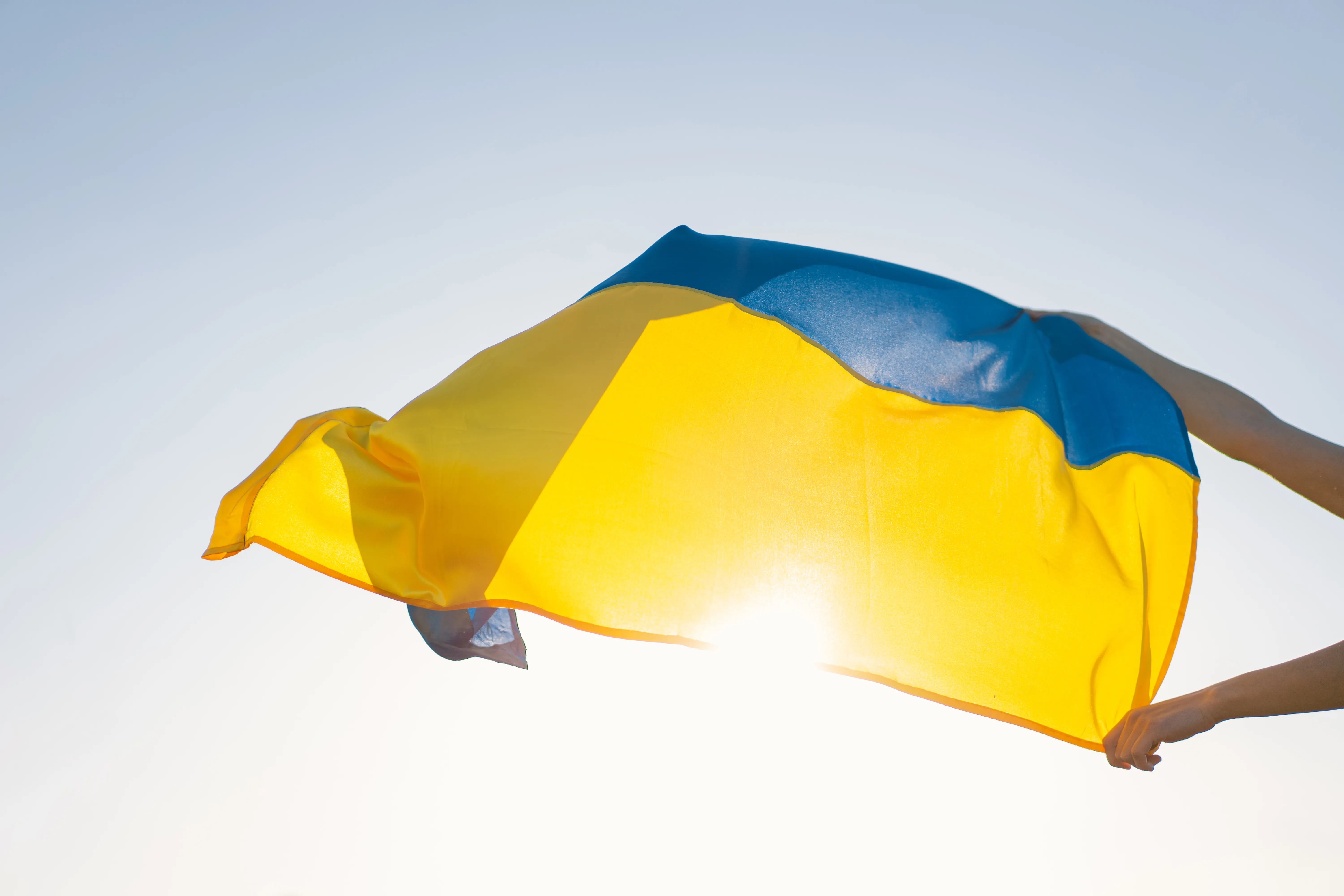 ukrainian-flag background